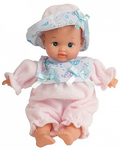 Пупс озвученный 24 см., говорит 7 фраз, с аксессуарами, в сумке (Карапуз, 213-001V-IC-2 (36sim)